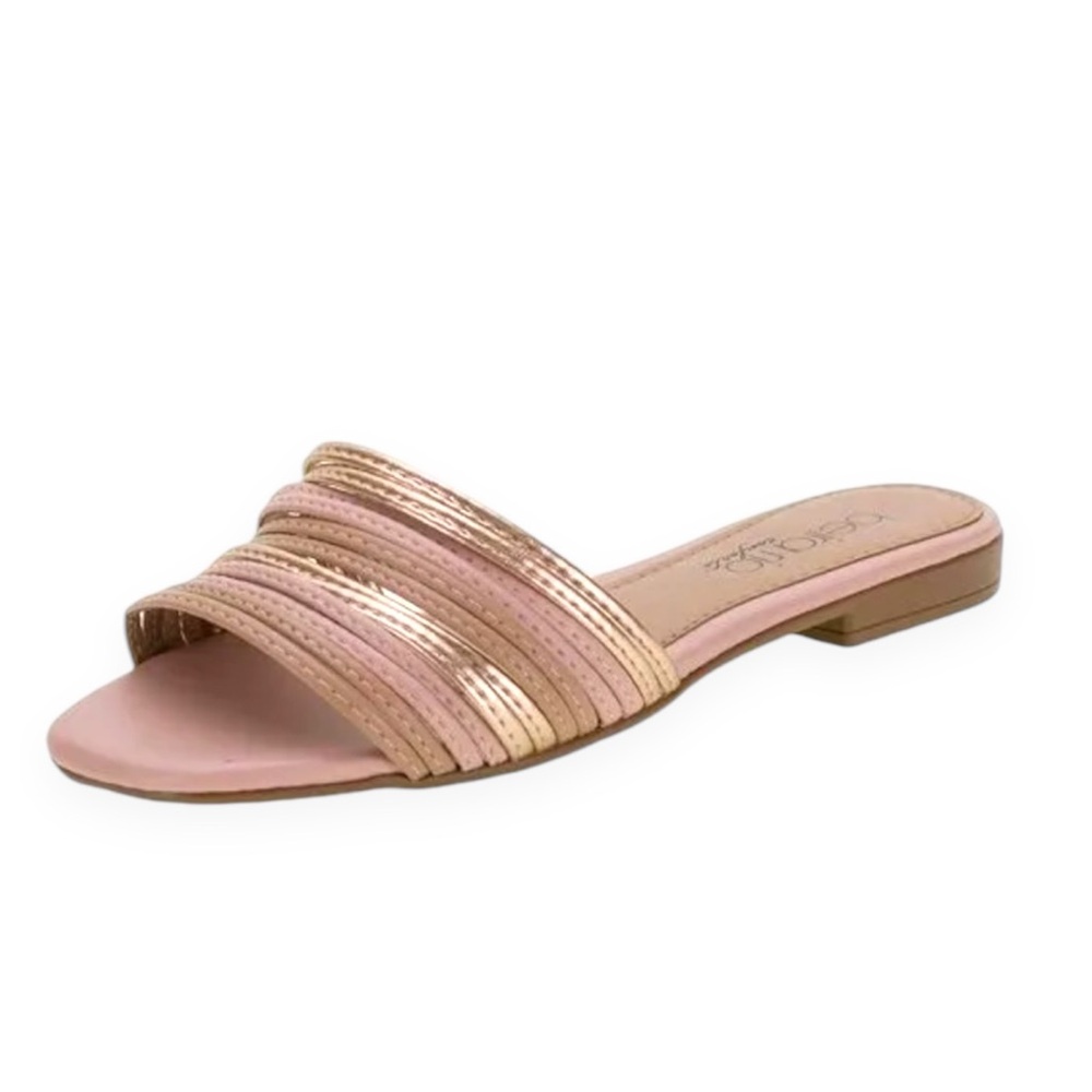 Beira Rio Strappy Slip On Sandal NWOT